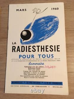 Servranx Radiesthésie pour tous 1960 complète 12 no Radionique ondes de forme