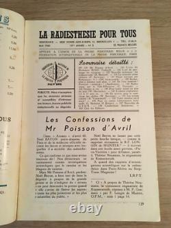 Servranx Radiesthésie pour tous 1960 complète 12 no Radionique ondes de forme