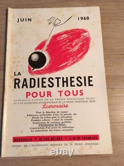 Servranx Radiesthésie pour tous 1960 complète 12 no Radionique ondes de forme