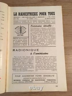 Servranx Radiesthésie pour tous 1960 complète 12 no Radionique ondes de forme
