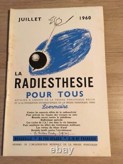 Servranx Radiesthésie pour tous 1960 complète 12 no Radionique ondes de forme
