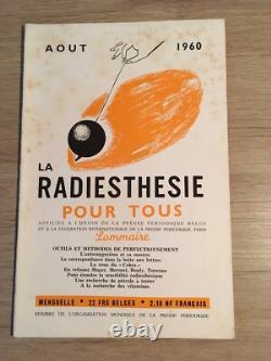 Servranx Radiesthésie pour tous 1960 complète 12 no Radionique ondes de forme