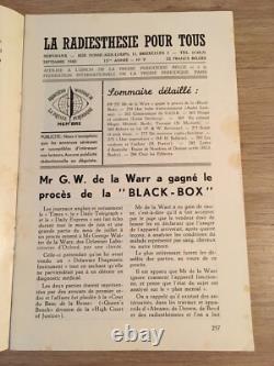 Servranx Radiesthésie pour tous 1960 complète 12 no Radionique ondes de forme