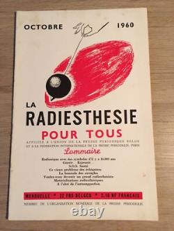 Servranx Radiesthésie pour tous 1960 complète 12 no Radionique ondes de forme