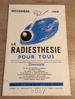 Servranx Radiesthésie pour tous 1960 complète 12 no Radionique ondes de forme
