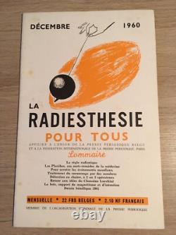 Servranx Radiesthésie pour tous 1960 complète 12 no Radionique ondes de forme