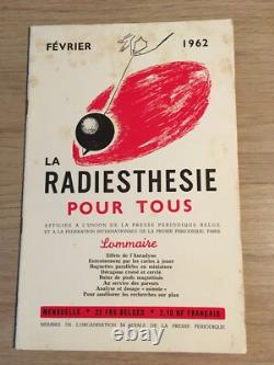 Servranx Radiesthésie pour tous 1962 complète 12 no Radionique ondes de forme
