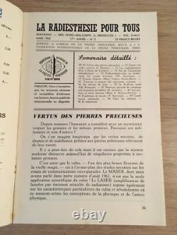 Servranx Radiesthésie pour tous 1962 complète 12 no Radionique ondes de forme