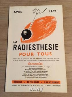 Servranx Radiesthésie pour tous 1962 complète 12 no Radionique ondes de forme