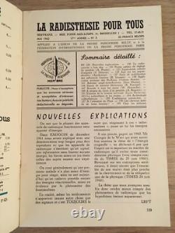 Servranx Radiesthésie pour tous 1962 complète 12 no Radionique ondes de forme