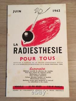 Servranx Radiesthésie pour tous 1962 complète 12 no Radionique ondes de forme