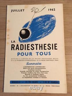 Servranx Radiesthésie pour tous 1962 complète 12 no Radionique ondes de forme