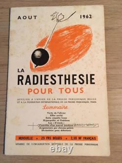 Servranx Radiesthésie pour tous 1962 complète 12 no Radionique ondes de forme