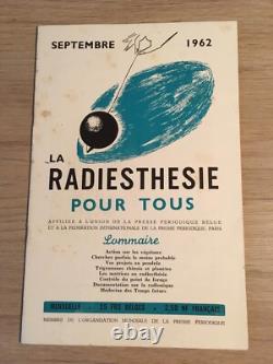 Servranx Radiesthésie pour tous 1962 complète 12 no Radionique ondes de forme