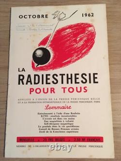Servranx Radiesthésie pour tous 1962 complète 12 no Radionique ondes de forme