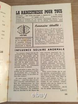 Servranx Radiesthésie pour tous 1962 complète 12 no Radionique ondes de forme