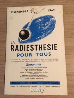 Servranx Radiesthésie pour tous 1962 complète 12 no Radionique ondes de forme