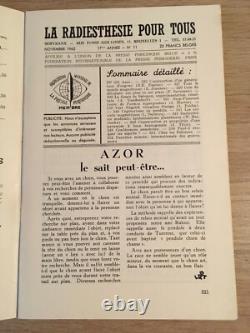 Servranx Radiesthésie pour tous 1962 complète 12 no Radionique ondes de forme