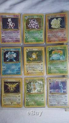 Set Complet Cartes Pokémon séries Set de Base/Jungle/Fossile