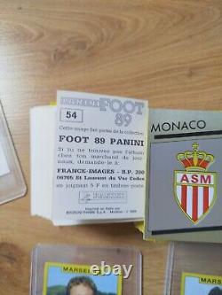 Set Full Completo Complet foot Panini France 89 1989 All Stickers Rookie