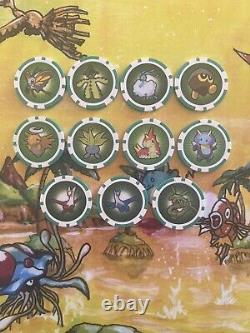 Set Pokemon Topps Chipz 2006 Complet 50 Pokemon + 10 Brillant Sortie De Booster
