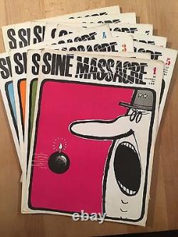 Siné Massacre Collection Complète des 9 numéros (1962/63) TBE