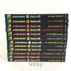 Stars Wars Galaxie de La Peur Lot 12 Livres Collection Complète Intégrale 1 à 12
