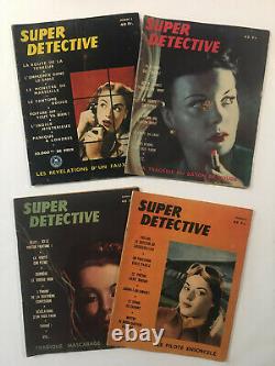 Super Détective Collection complète des 12 numéros (1948) BE