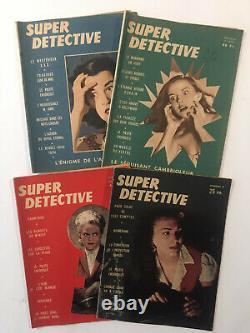 Super Détective Collection complète des 12 numéros (1948) BE
