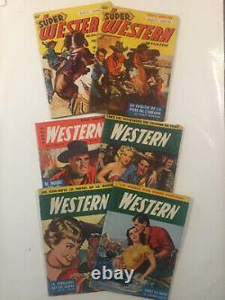 Super Western Magazine Collection complète des 6 numéros -TBE/NEUF