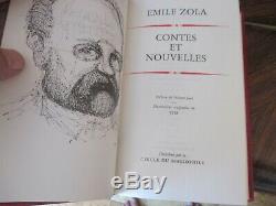 Superbes 43 Volumes de Zola collection complète Editions Fasquelles années 1960