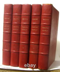 THÉATRE DE RACINE en 5 volumes (collection complète édition numérotée) /