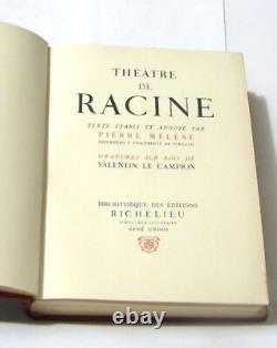 THÉATRE DE RACINE en 5 volumes (collection complète édition numérotée) /