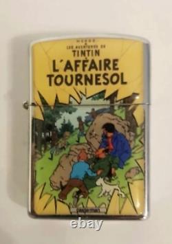 TINTIN gros lot de briquet de collection complète 24 Briquets à essence en métal