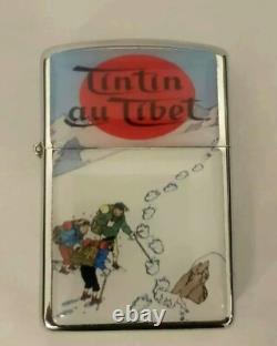 TINTIN gros lot de briquet de collection complète 24 Briquets à essence en métal