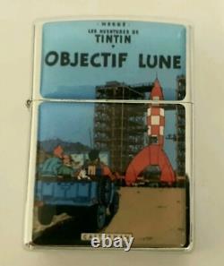 TINTIN gros lot de briquet de collection complète 24 Briquets à essence en métal