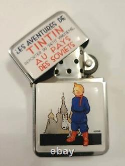 TINTIN gros lot de briquet de collection complète 24 Briquets à essence en métal