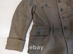 Tenue Complète Combat Drap Peigné Kaki Sous-officier Modèle 1938 Avec Culotte