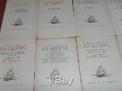 Théâtre complet de Jean Giraudoux 16 volumes édition numérotée EO (ref 41)