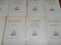 Théâtre complet de Jean Giraudoux 16 volumes édition numérotée EO (ref 41)