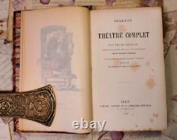 Théâtre complet de Scarron, Laplace, Sanchez et Cie, livre ancien relié, 1879