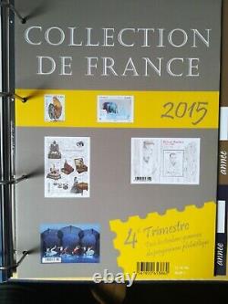 Timbres Collection De France Année Complète 2015 Neufs