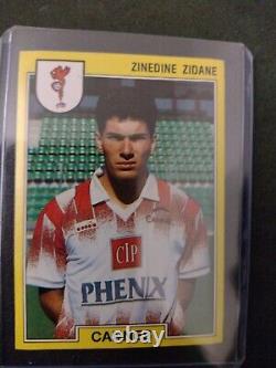Très très rare Panini Zinédine Zidane rookie de l'album Panini FOOT 92 en images