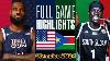 USA Vs South Sudan Full Game Highlights Olympics 2024 July 31 2024