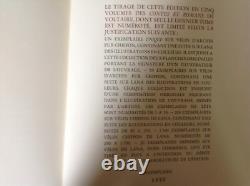 VOLTAIRE Contes et romans illustrés EO Odéon Vial Numérotés collection complète