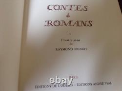 VOLTAIRE Contes et romans illustrés EO Odéon Vial Numérotés collection complète