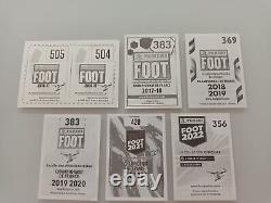 Very Rare Set Of Kylian Mbappe Panini Foot 2016 To 2022 Monaco Psg x6 stickers