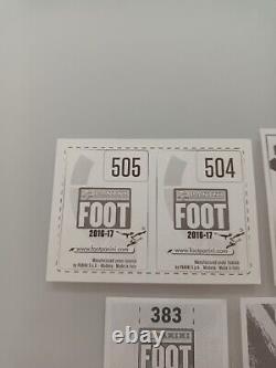 Very Rare Set Of Kylian Mbappe Panini Foot 2016 To 2022 Monaco Psg x6 stickers