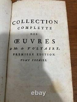 Voltaire Collection Complete Des Oeuvres Henriade 1756 Marmontel Henri IV