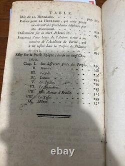 Voltaire Collection Complete Des Oeuvres Henriade 1756 Marmontel Henri IV